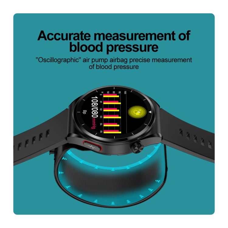 S22 Air Pump Blood Pressure Testing ECG Health Smart Watch, 1.39 inch Round Screen S22 Air Pump Blood Pressure Testing ECG Health Smart Watch, 1.39 inch Round Screen